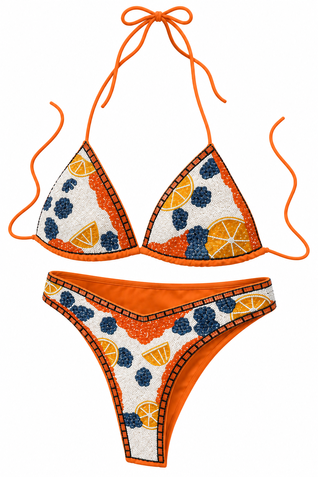 Zeste — Maillot deux-pièces perlé
