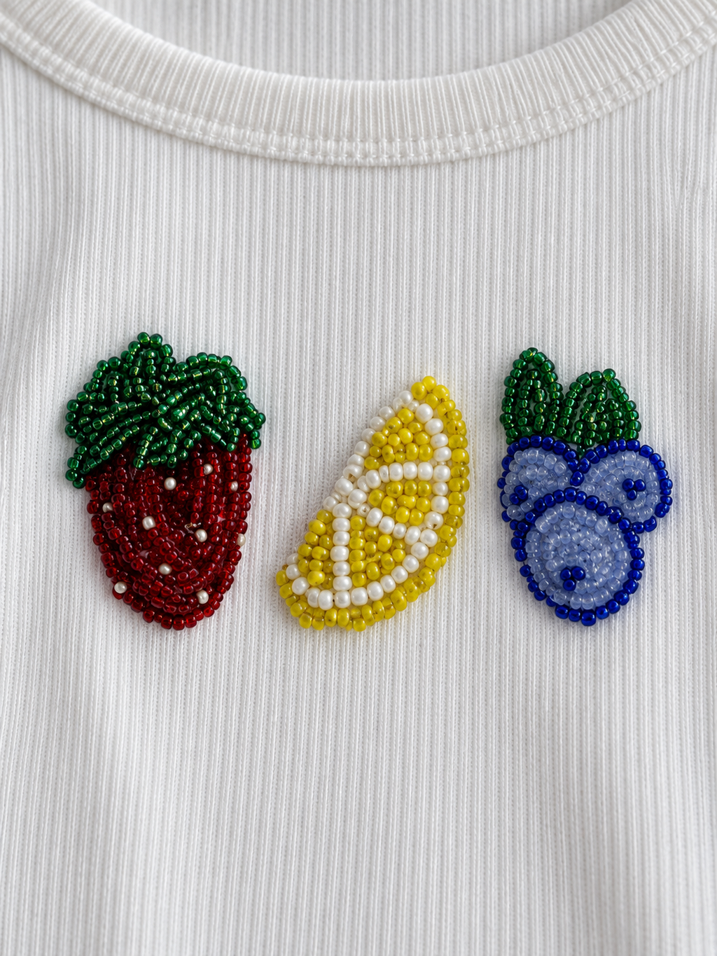 Verger — Débardeur en coton à fruits perlés